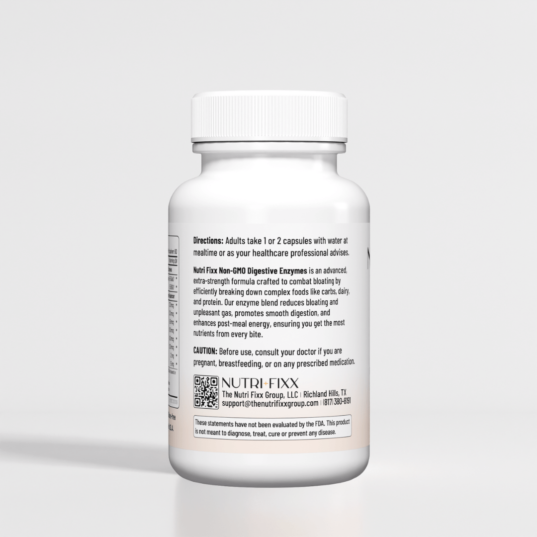 Nutri Fixx Digestive Enzyme - The Nutri Fixx Group