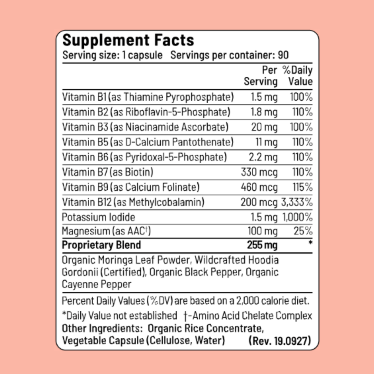Vitamin B Complex - The Nutri Fixx Group