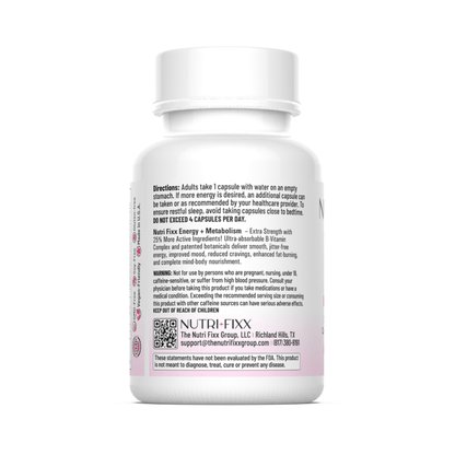 Energy + Metabolism - The Nutri Fixx Group