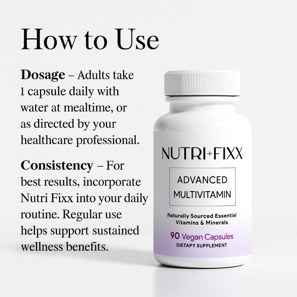 Advanced Multivitamin - The Nutri Fixx Group