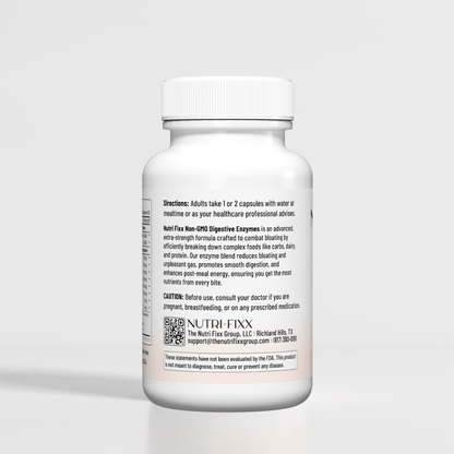 Nutri Fixx Digestive Enzyme - The Nutri Fixx Group