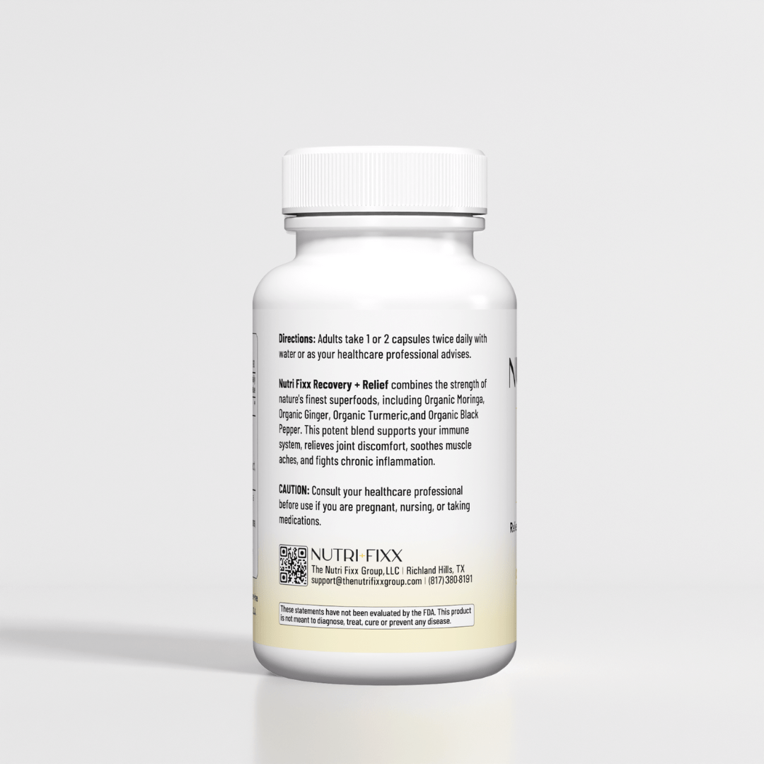 Nutri Fixx Recovery + Relief - The Nutri Fixx Group