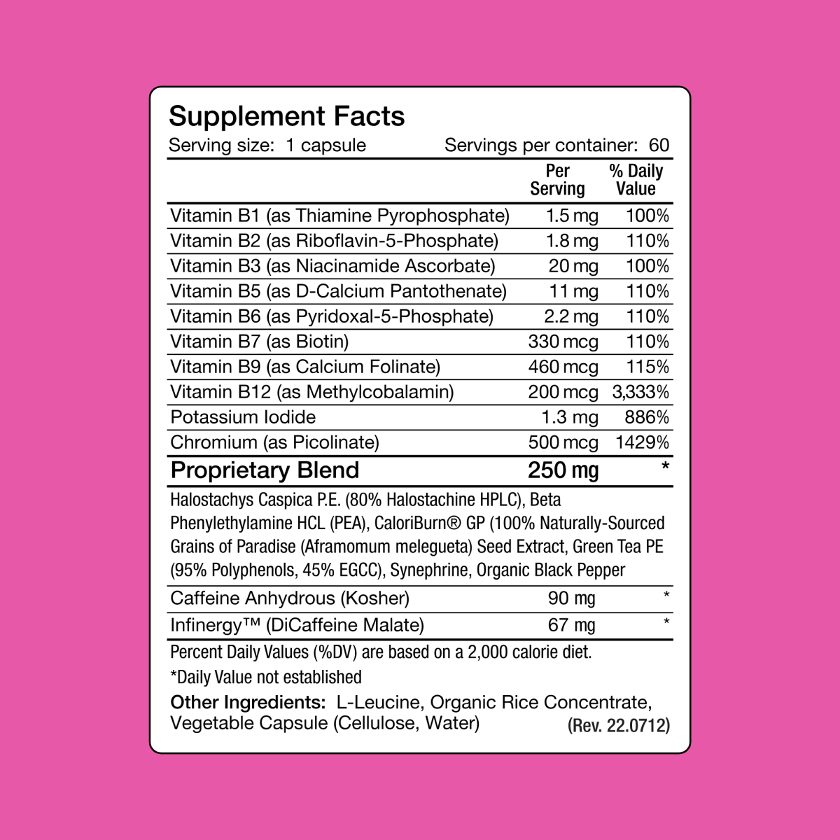 Energy + Metabolism Extra Strength - The Nutri Fixx Group