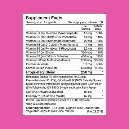 Energy + Metabolism Extra Strength - The Nutri Fixx Group