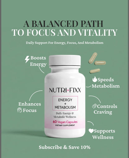 Energy + Metabolism - Nutri Fixx