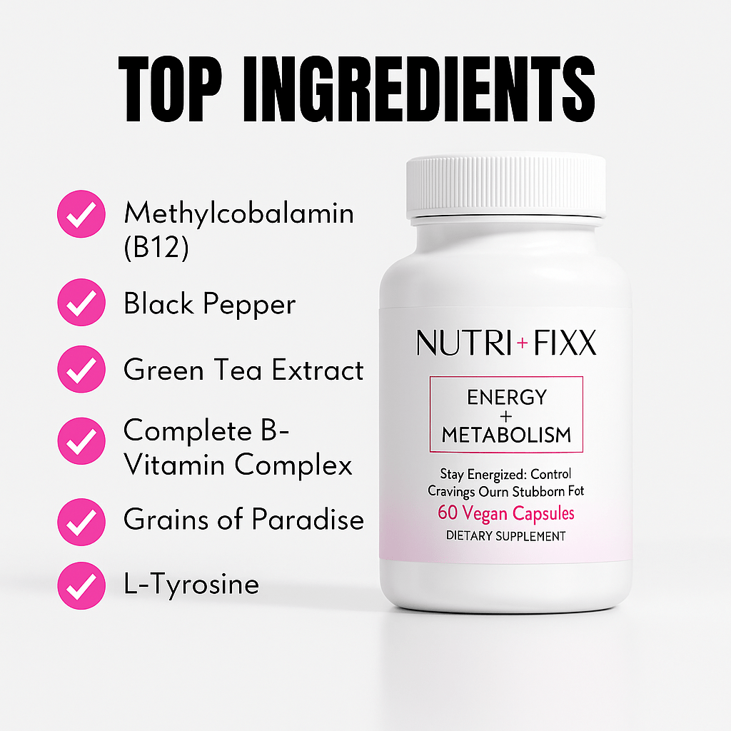 Energy + Metabolism Extra Strength - The Nutri Fixx Group